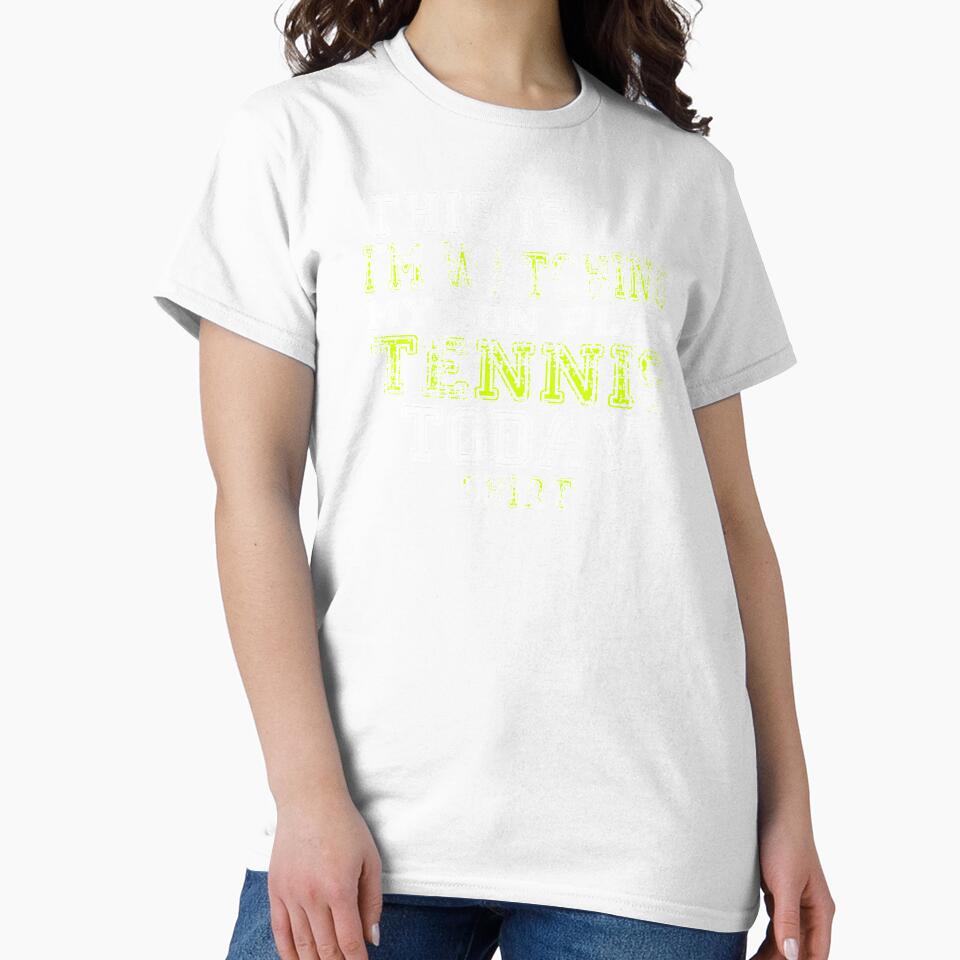 This Is My I'm Watching Son Play Tennis Today product print by nikkidawn74