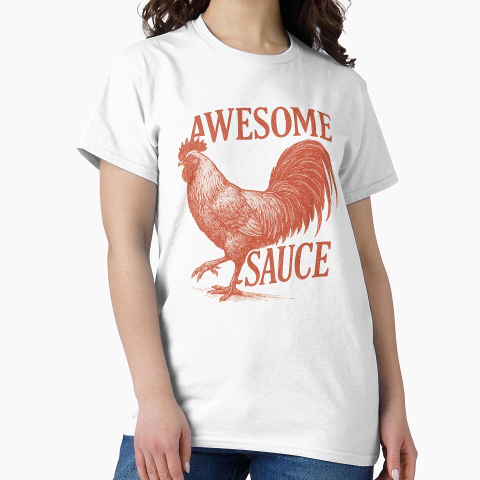 Awesome Sauce Rooster Shirt (As Seen in The Accountant 2) by MAF__Designs
