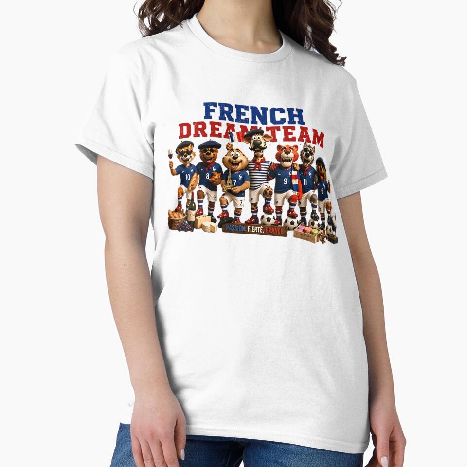 French Dream Team Soccer Fans – Funny France World Cup Supporter Mascots by WabiSabiSjak