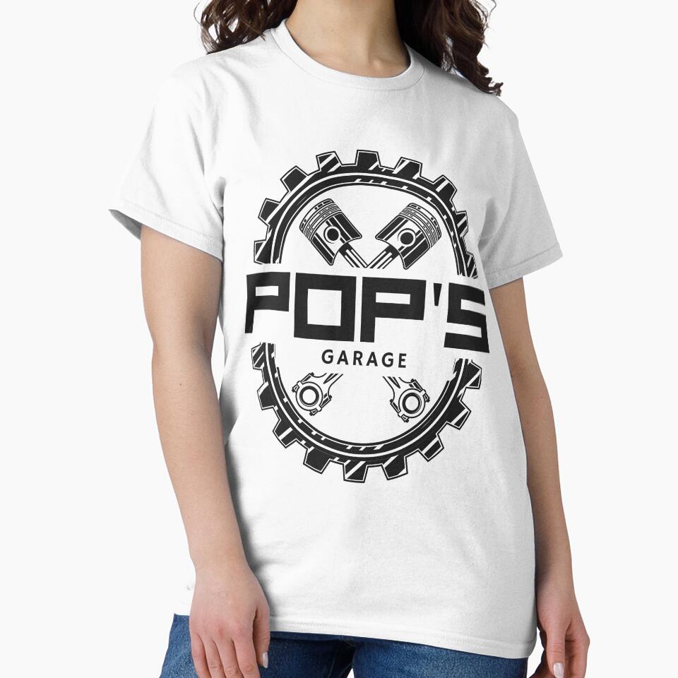 POP'S GARAGE Gear Logo by POPSGARAGE