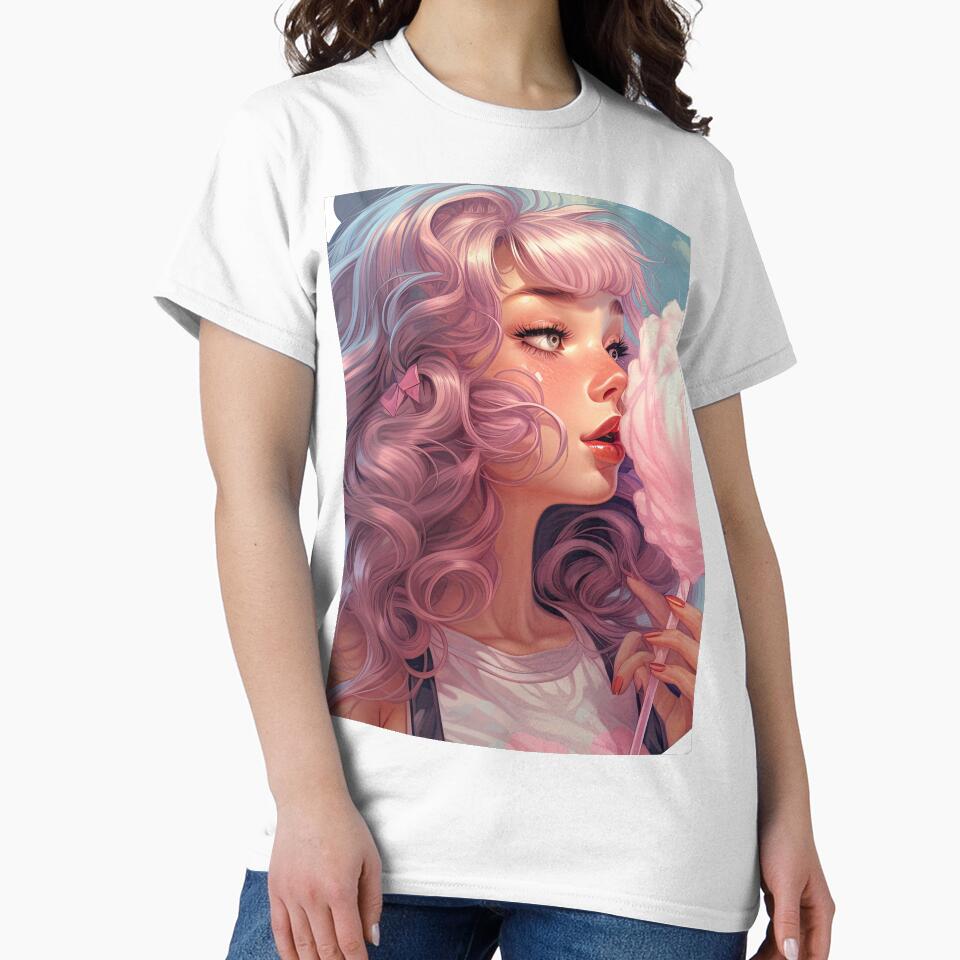Girl on the background of the sky with clouds by abmkf