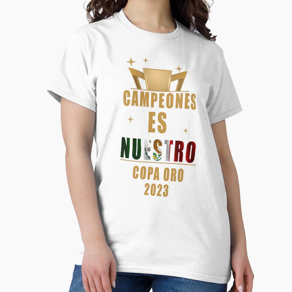 Playera campeon copa oro 2023 gold cup champion Mexico by Optimus-Designs