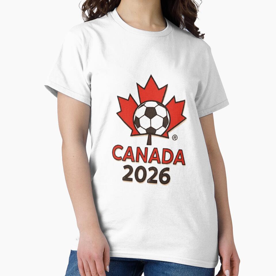 Canada 2026 Soccer Fan Art Maple Leaf Football World Cup by BodaZZ