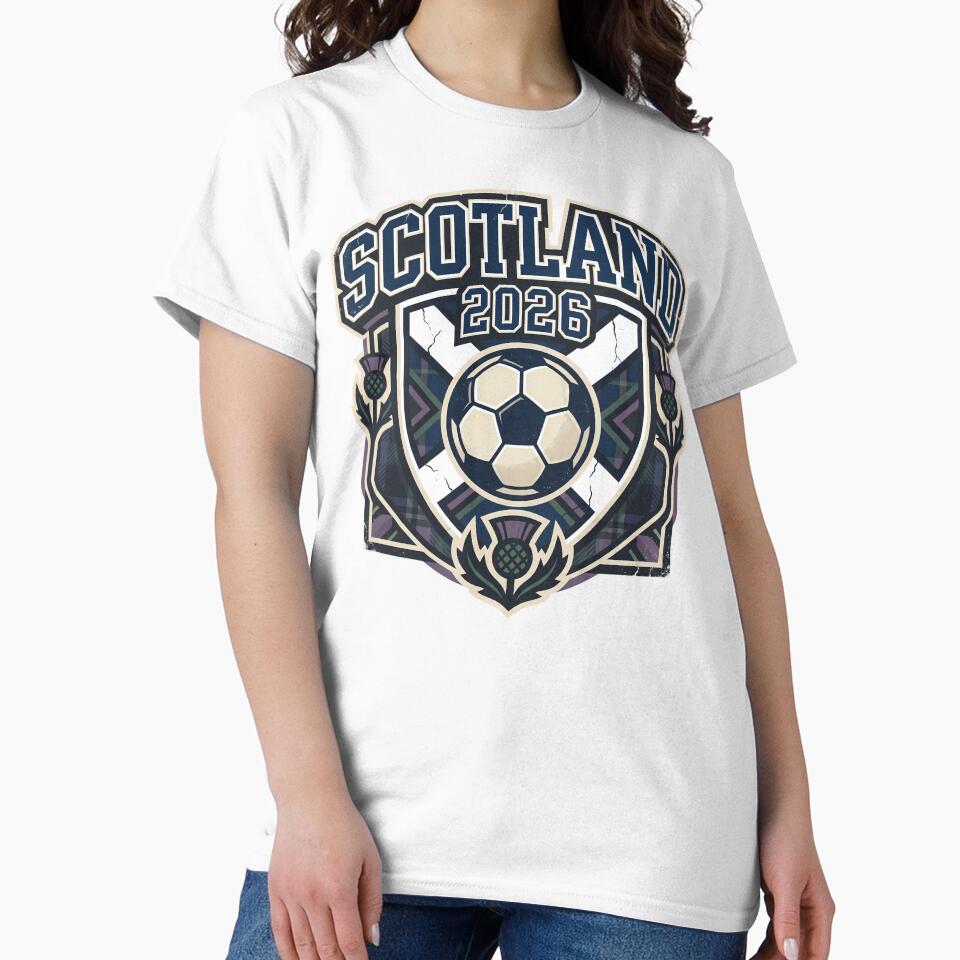 Scotland 2026 Retro Football Fan Crest by Saq2000