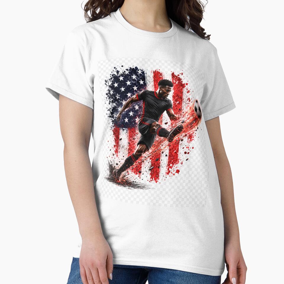 USA 2026 Football Club World Cup Trophy Retro Fan Design by Hamid-Artworks
