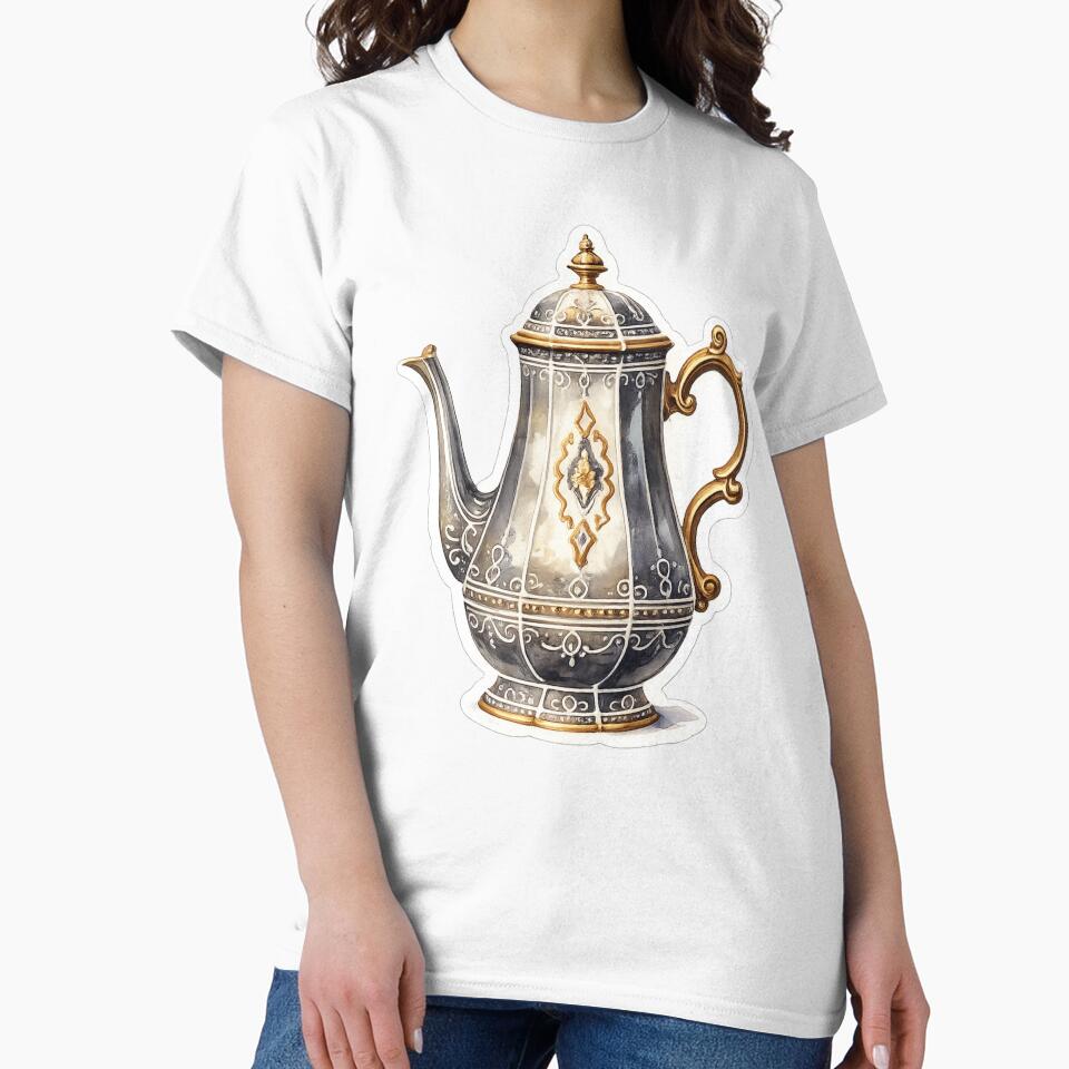 Collectible decorative teapot sticker by LiriosLand