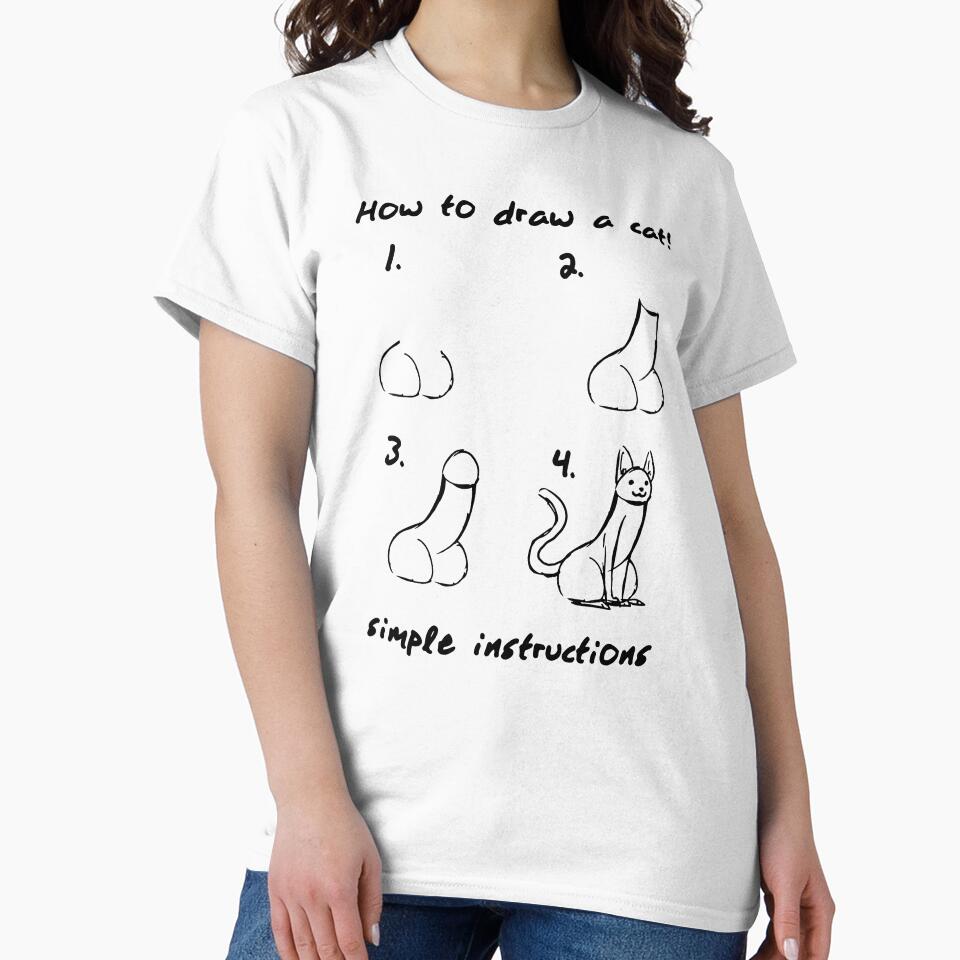 How to draw a cat Simple instructions by VicFreedomind