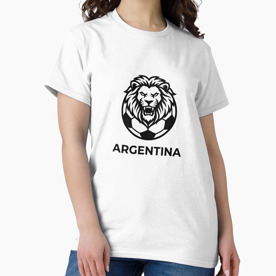 Argentina Soccer Lion Premium Minimalist World Cup Sticker by Mr-wow