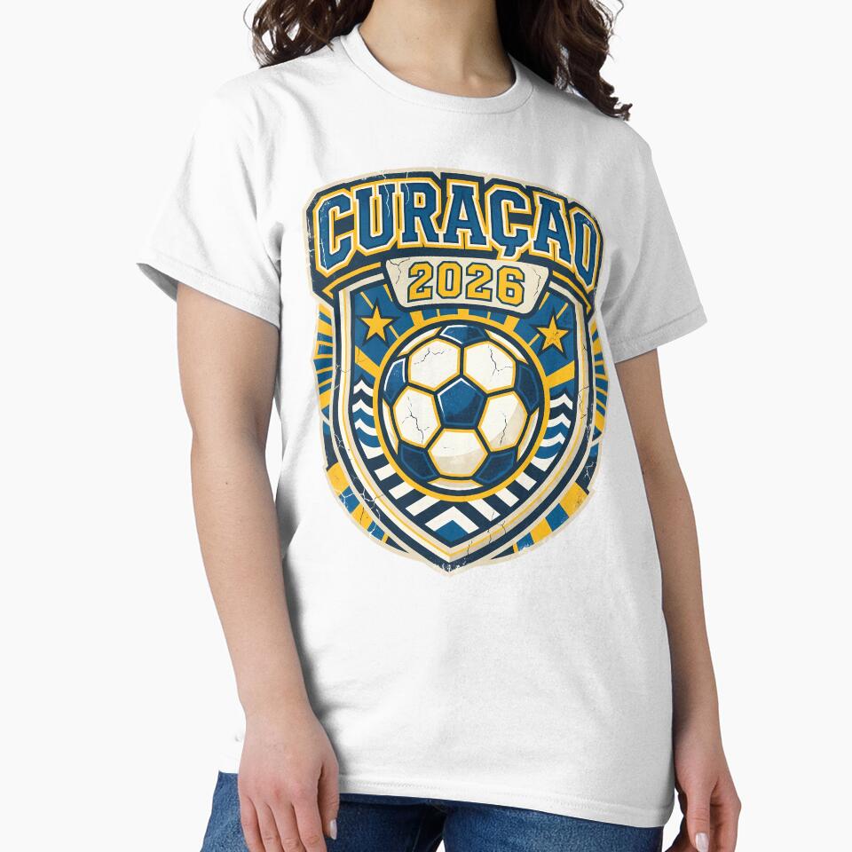 Curacao 2026 Retro Football Fan Crest by Saq2000