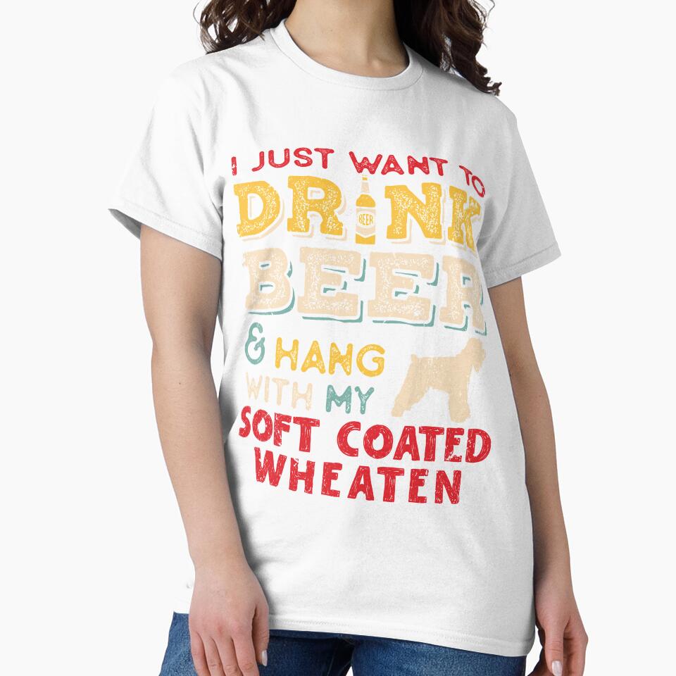 Soft Coated Wheaten Dog Dad Beer Lover by rafaeltto