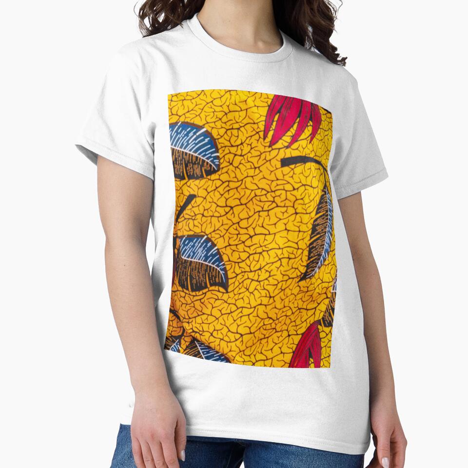 Vibrant Yellow Ankara African Wax Print Fabric by ThaCriações