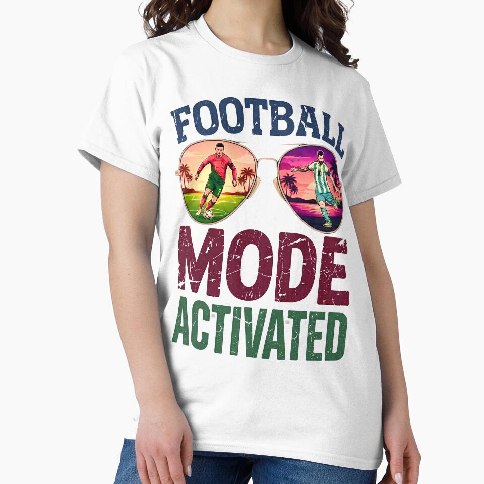 Football Mode Activated Soccer Sunset Sunglasses Graphic by digitalbob60