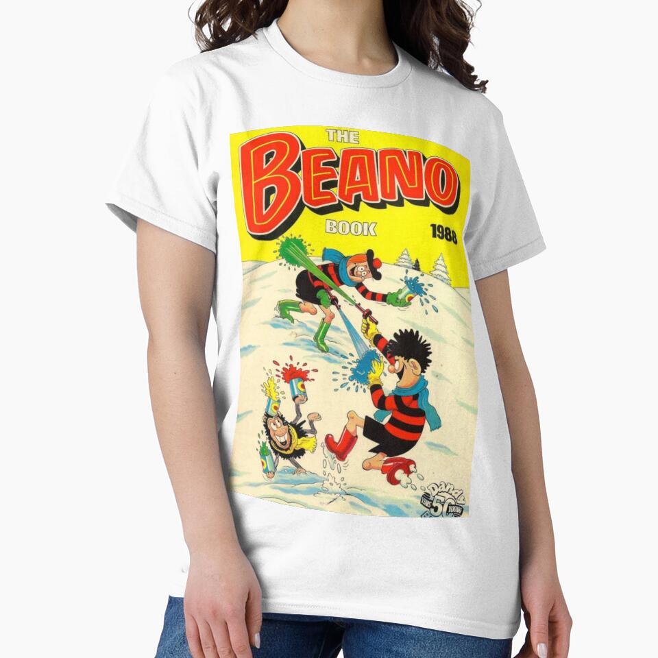Vintage/Retro 1988 Beano Front cover. Classic Dennis the menace and Gnasher, vintage style. by TirnanOg020