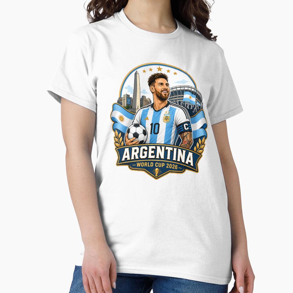 Argentine Number 10 Football Crest by Retro Arabica