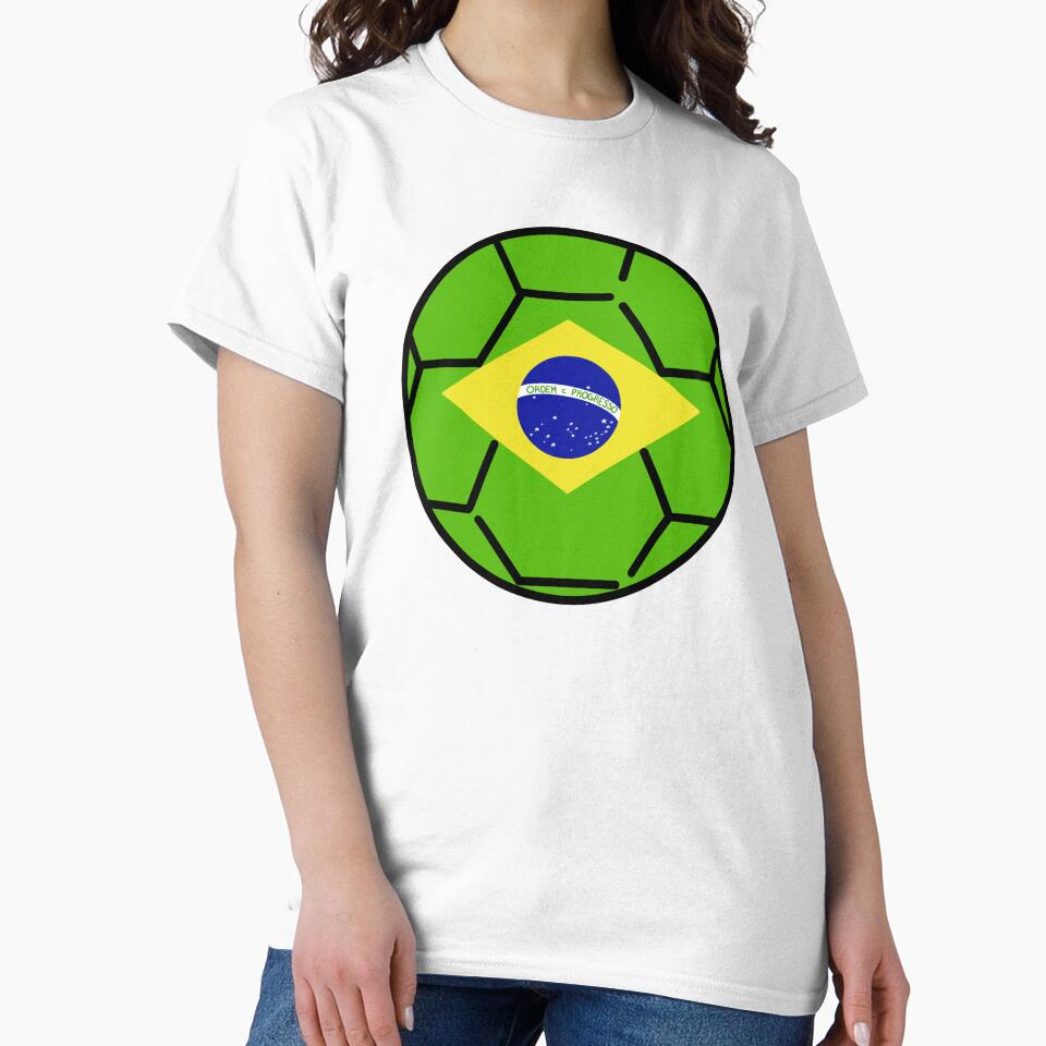 Brazil Flag Soccer Ball Illustration by lovekltart