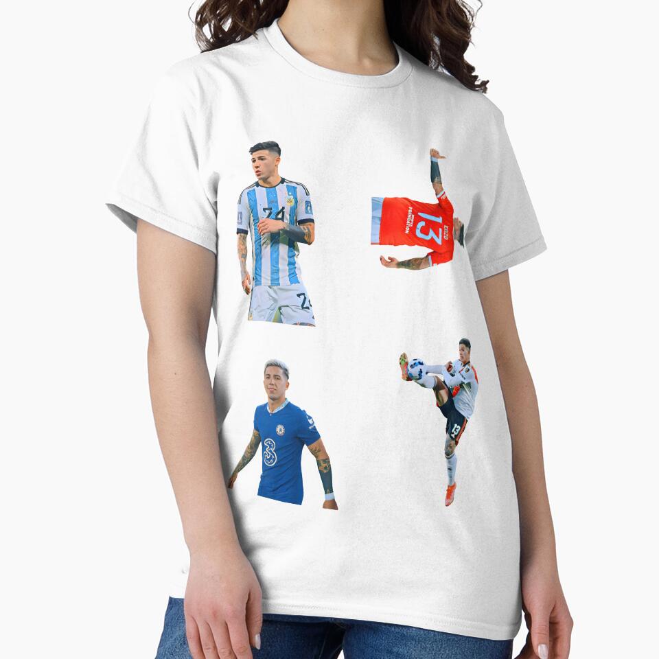 Enzo Fernandez Sticker Set / T Shirt by DiverseDazzle