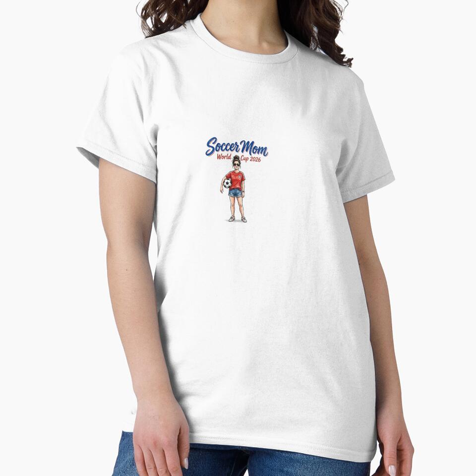 Soccer Mom World Cup 2026 | Football Mom Illustration by BinAlgoPix