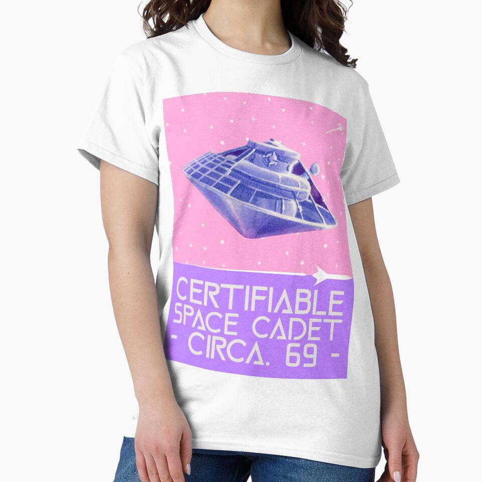 Retro Vintage Space Race Inspired Tee by Radecal