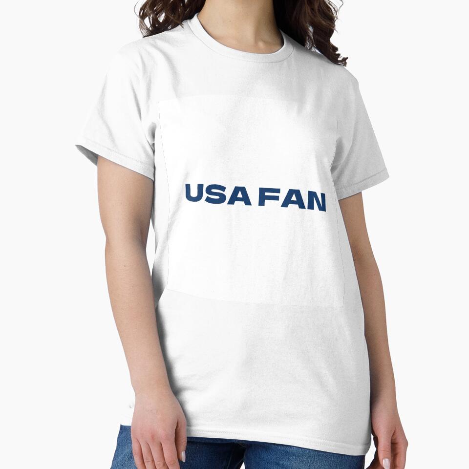 USA FAN T-Shirt – Bold American Flag Match Day Tee | Uncle Jichuan by Uncle-Jichuan