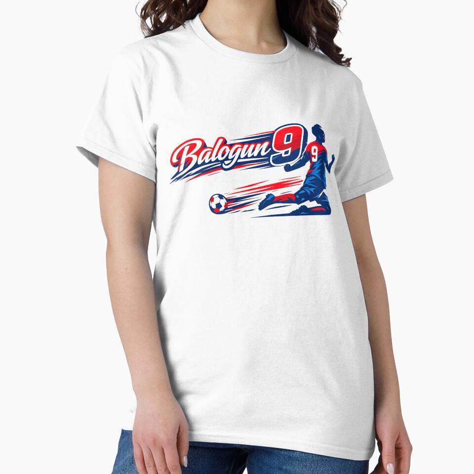 Balogun 9 USA Soccer Striker  Goal Scorer Design by OliviaHayesArt