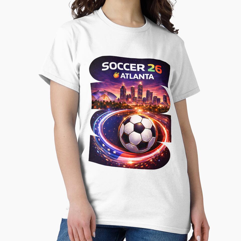 Atlanta Soccer 2026 Shirt, Soccer 26 Atlanta GA Fan Tee, Atlanta Georgia Soccer Graphic by MK-Charlie