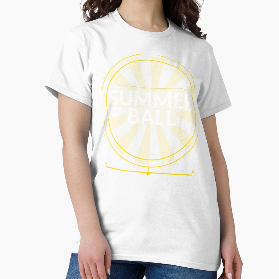 Summer Ball Shirt | Funny Soccer Fan Tee Gift for Sports Lovers 2026 by Daily Mood Tees