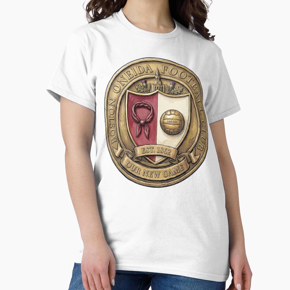 Oneida Football Club Boston 1862 Vintage Crest by AMSPHY