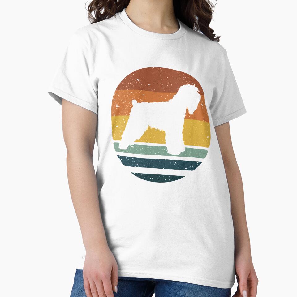 Soft Coated Wheaten Terrier Retro Vintage by rafaeltto