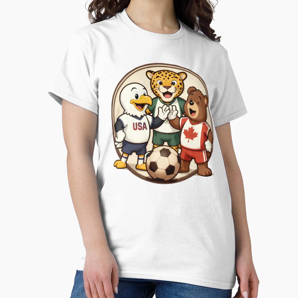 USA Canada Mexico Football Animal Mascots by Gallery-yuuna