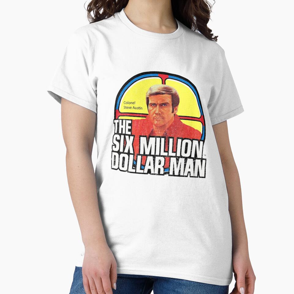 The Six Million Dollar Man Logo Vintage by Alema Art
