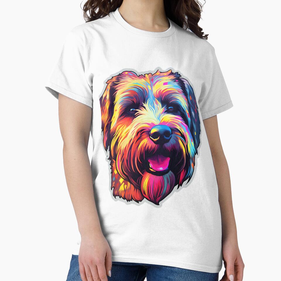 Neon Soft-coated Wheaten Terrier by CUTEDOGGIEZ