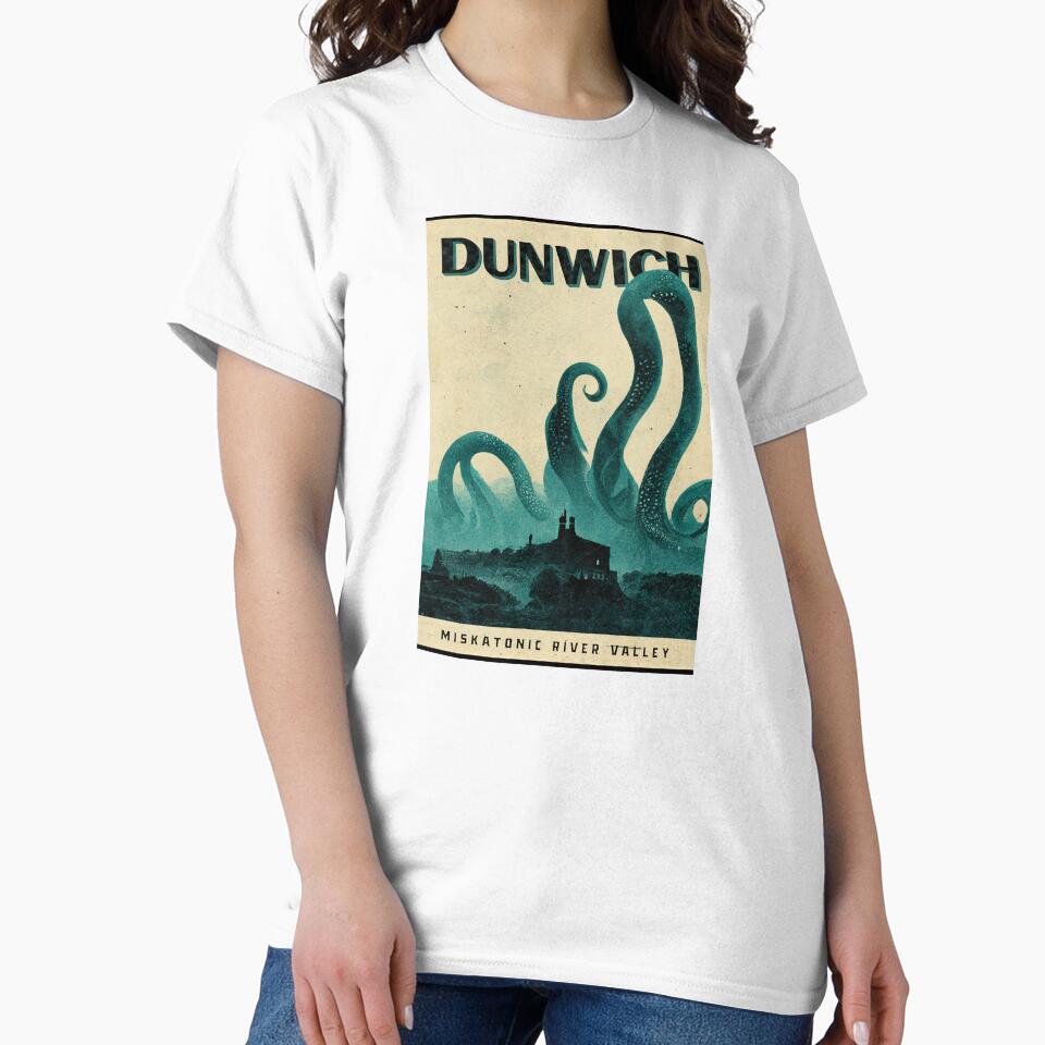 Dunwich. Vintage Lovecraftian Travel Poster by Wavesbender