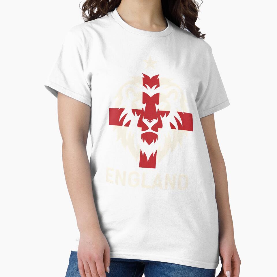 England Patriotic Lion Crest | St George Cross Football by dudelinart