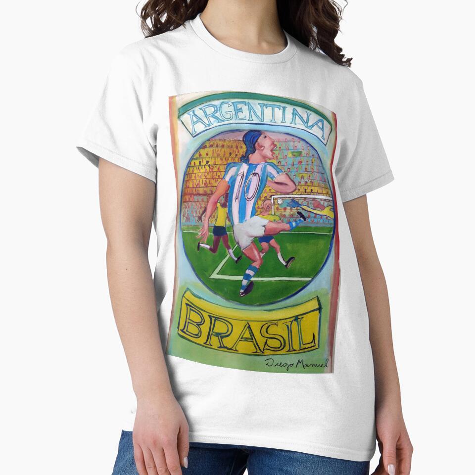 Argentina - Brazil, World Soccer Classics (3), 2014, by Diego Manuel by Diego Manuel Rodriguez