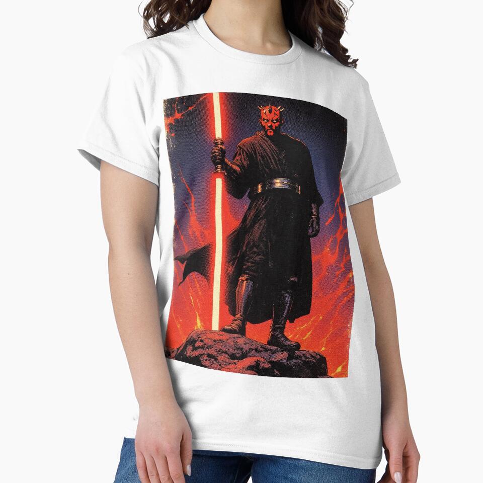 Darth Maul Vintage Comic Poster by cyberhymes
