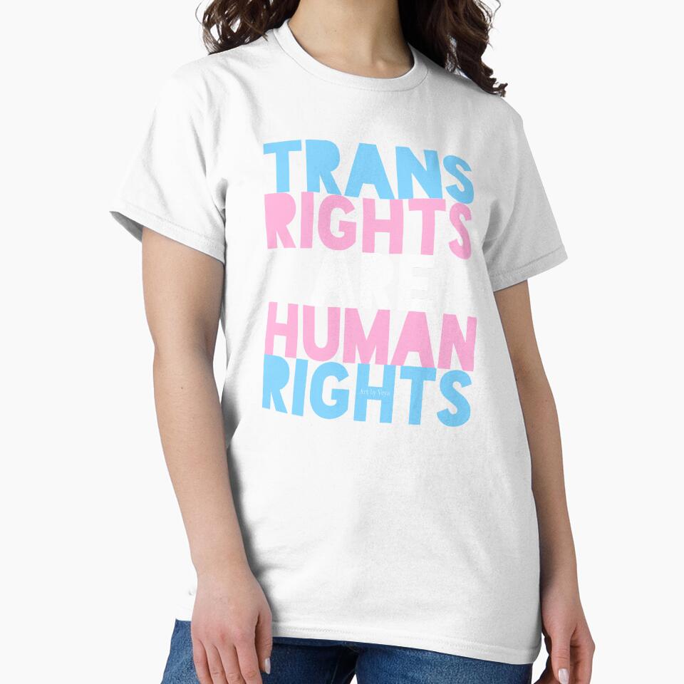 Trans Rights Are Human Rights by Art by Veya