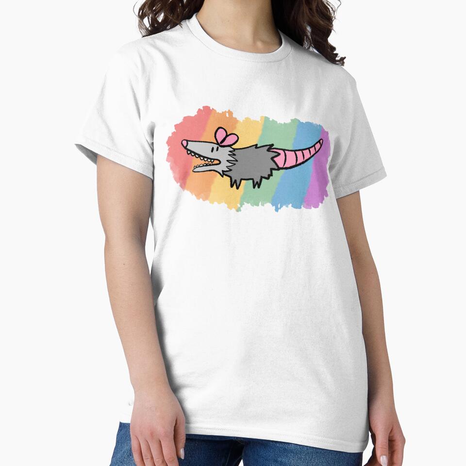Rainbow Pride Possum by Colbypuppy's Designs