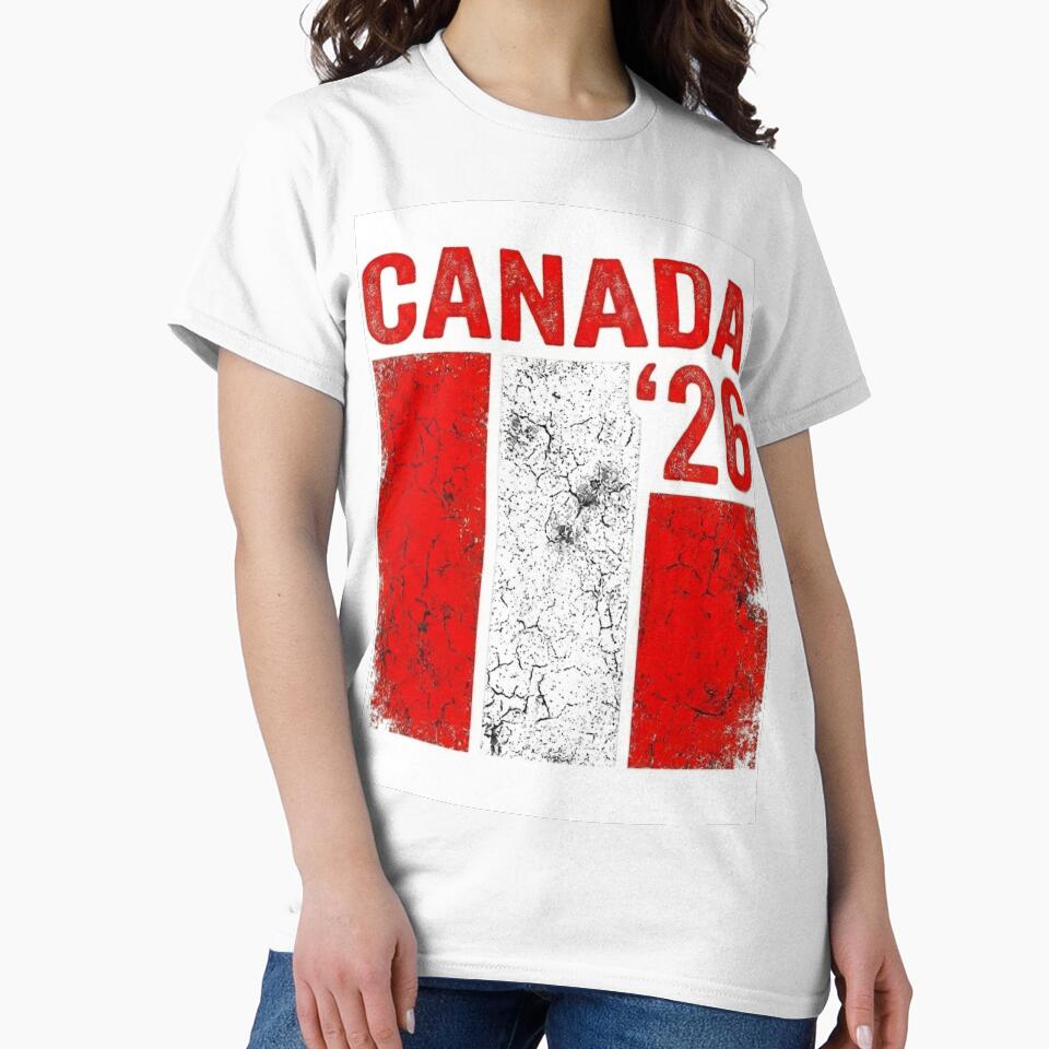 Canada 2026 Soccer Vintage Flag Football Fan by _ZENTAY_
