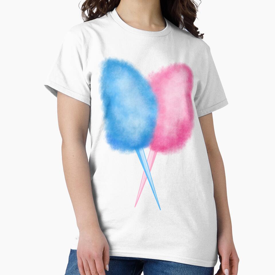 Blue and Pink Cotton Candy Fairy Floss by Deborah Camp