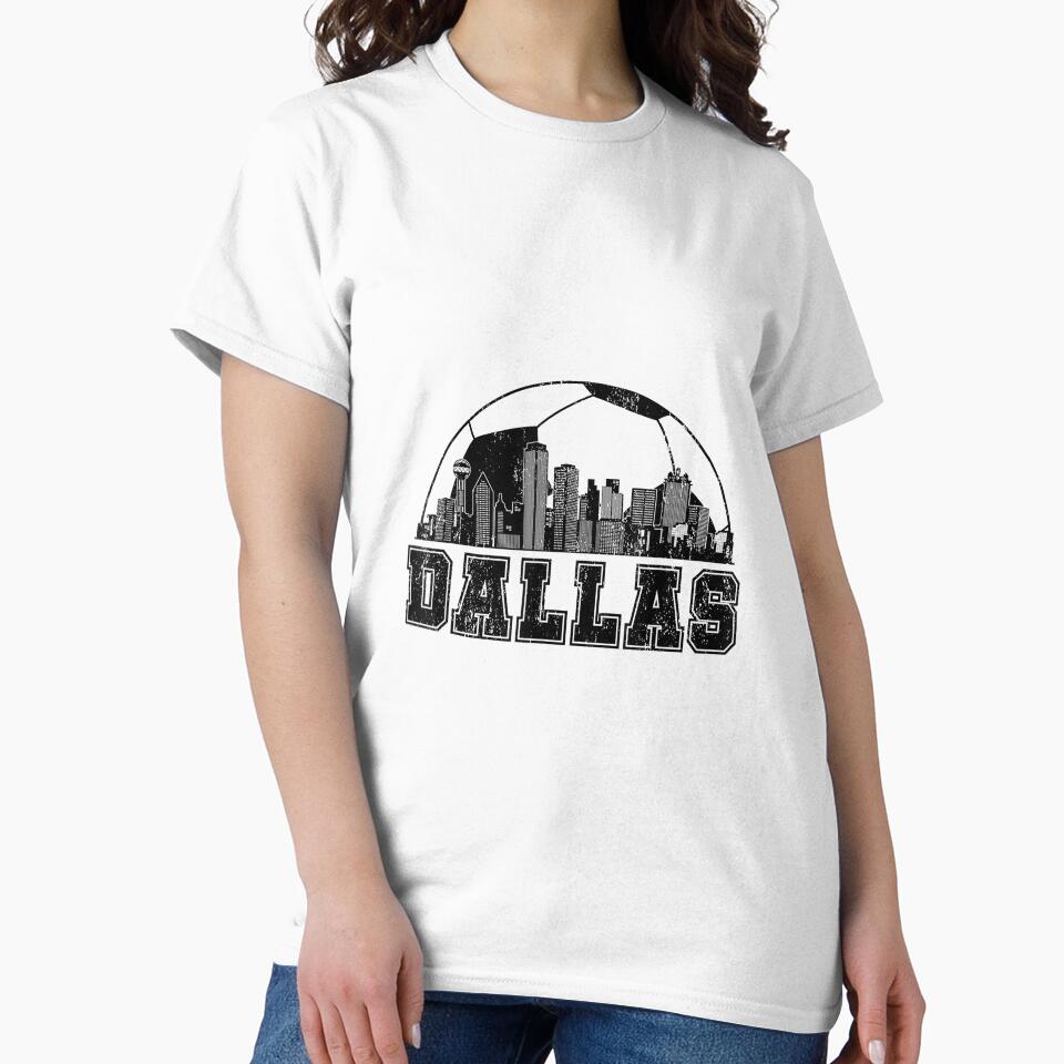 Dallas Skyline Soccer Lover by MollyLYork