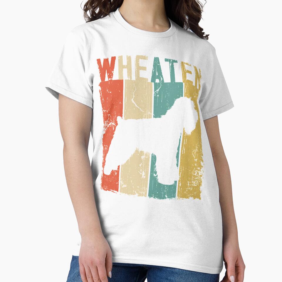 Soft Coated Wheaten Terrier Dog Vintage Retro Style by rafaeltto