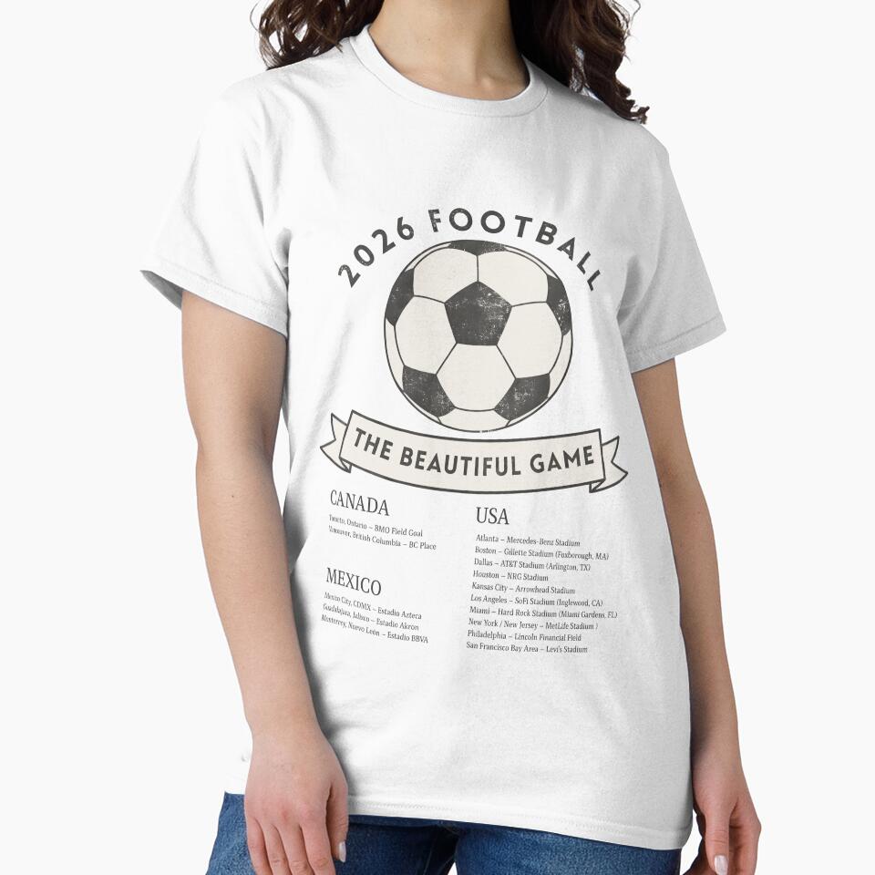 2026 Football Soccer Host Cities Beautiful Game by HowToCanadian