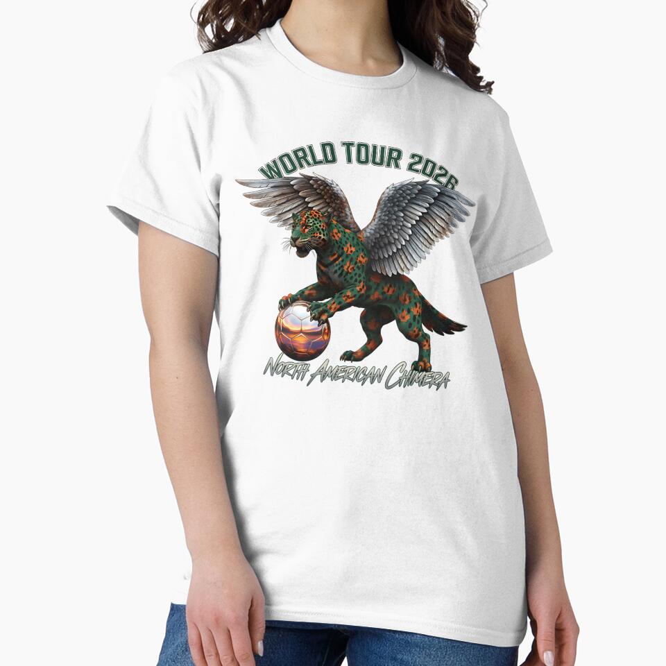2026 World Tour "Chimera" Limited Edition Tee - Ancient Spirit Modern Game - USA Mexico Canada Fusion Streetwear by Lukzol
