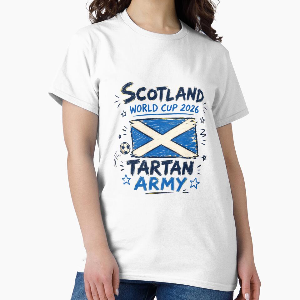 Scotland World Cup 2026 Tartan Army Scottish Football Supporter by JonesFlora2025