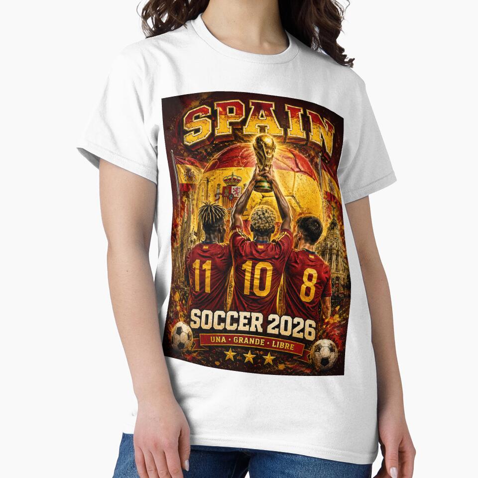 Spain Soccer 2026 Shirt – Spanish Football Fan Gift by UrbanPrintVibes