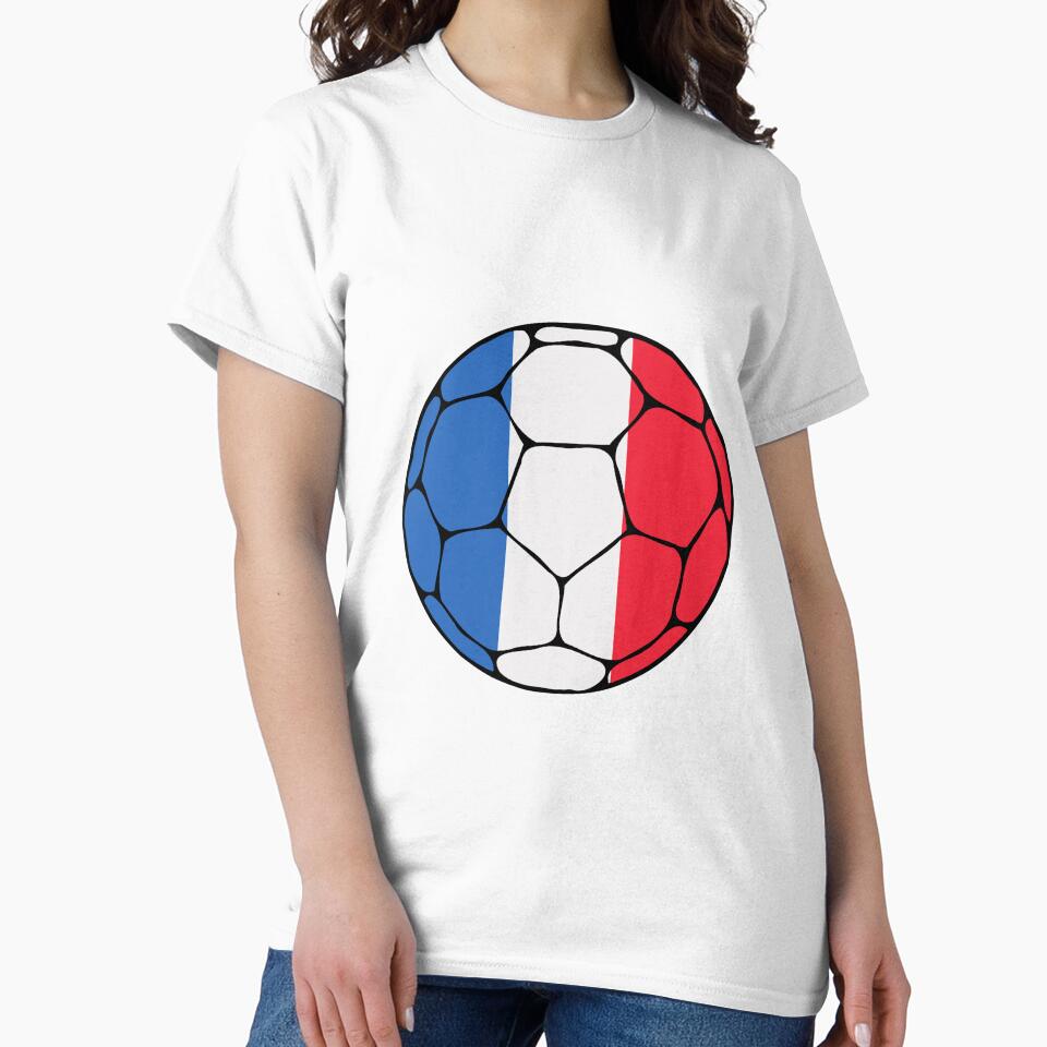 France Flag Soccer Ball by ehgraphics15