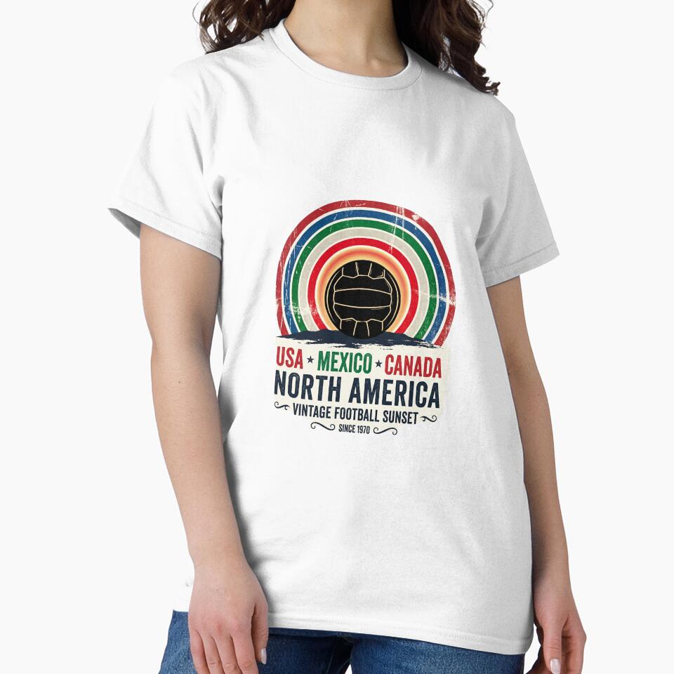 Retro 2026 Soccer Horizon USA Mexico Canada Fan by PictoVibe