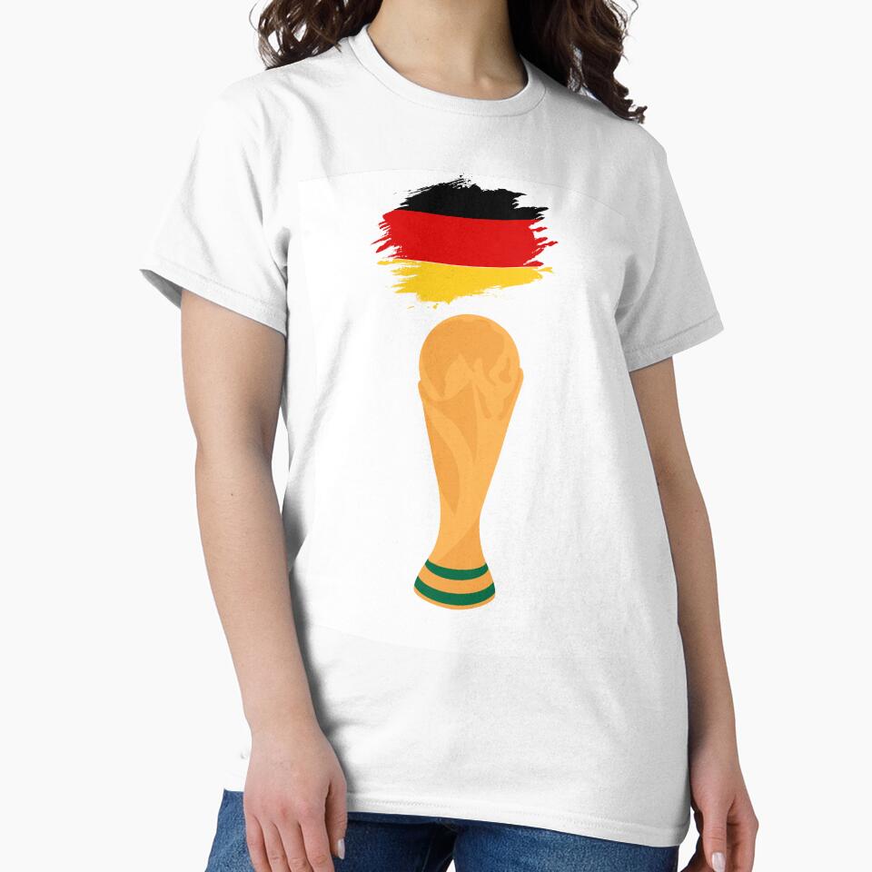 Germany Football Fan T-Shirt by VelvetPixelShopp