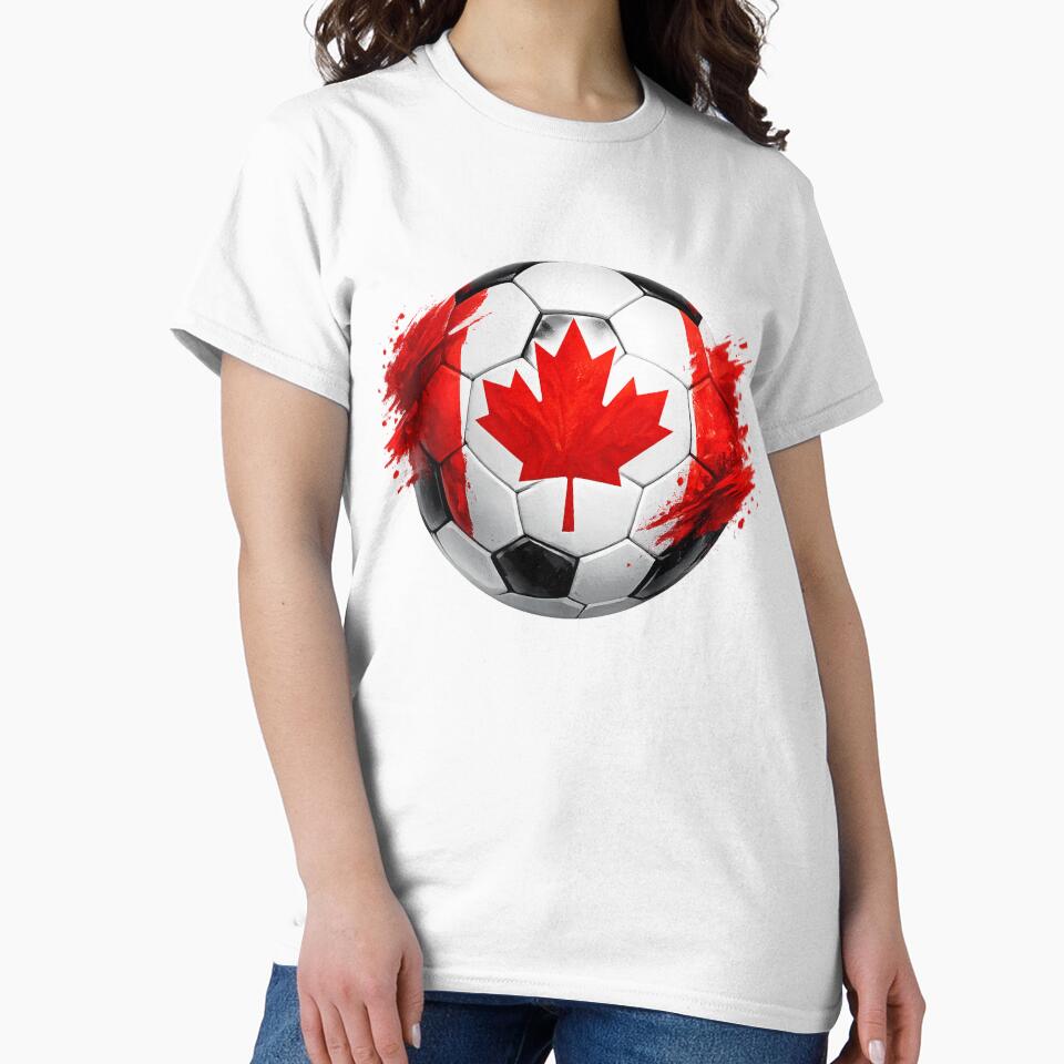 Canada Soccer Maple Leaf Design – World Football Championship Fan Graphic by RolMerch