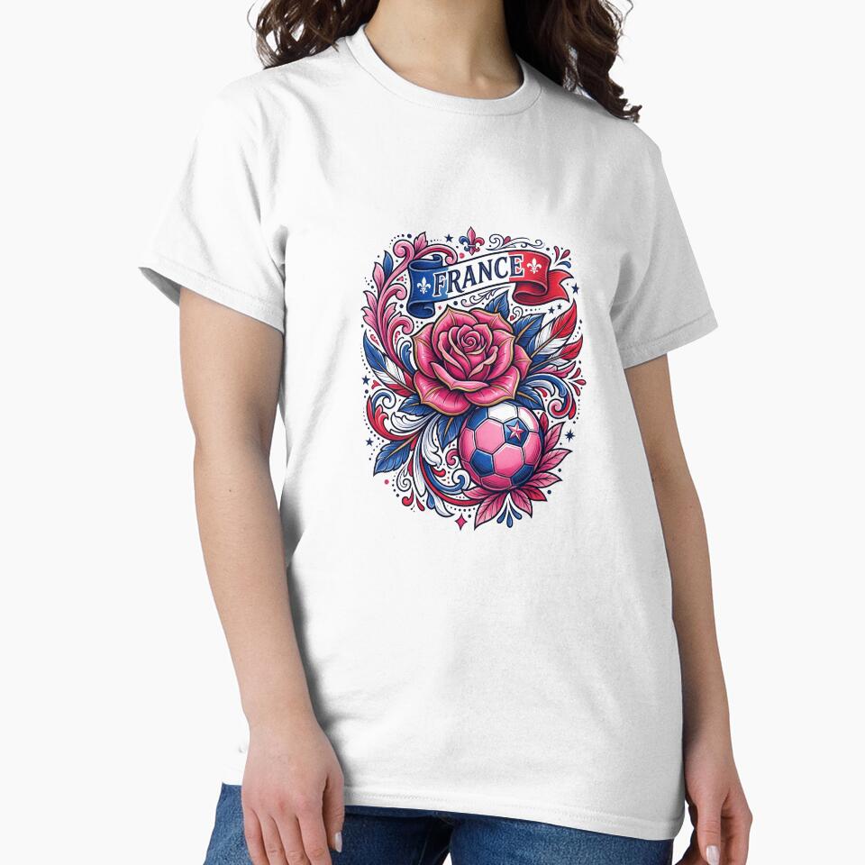 France Rose — Neo Traditional Football Illustration World Cup 2026 by David Mateo ArtWorks